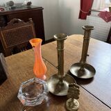 Copper candle holder