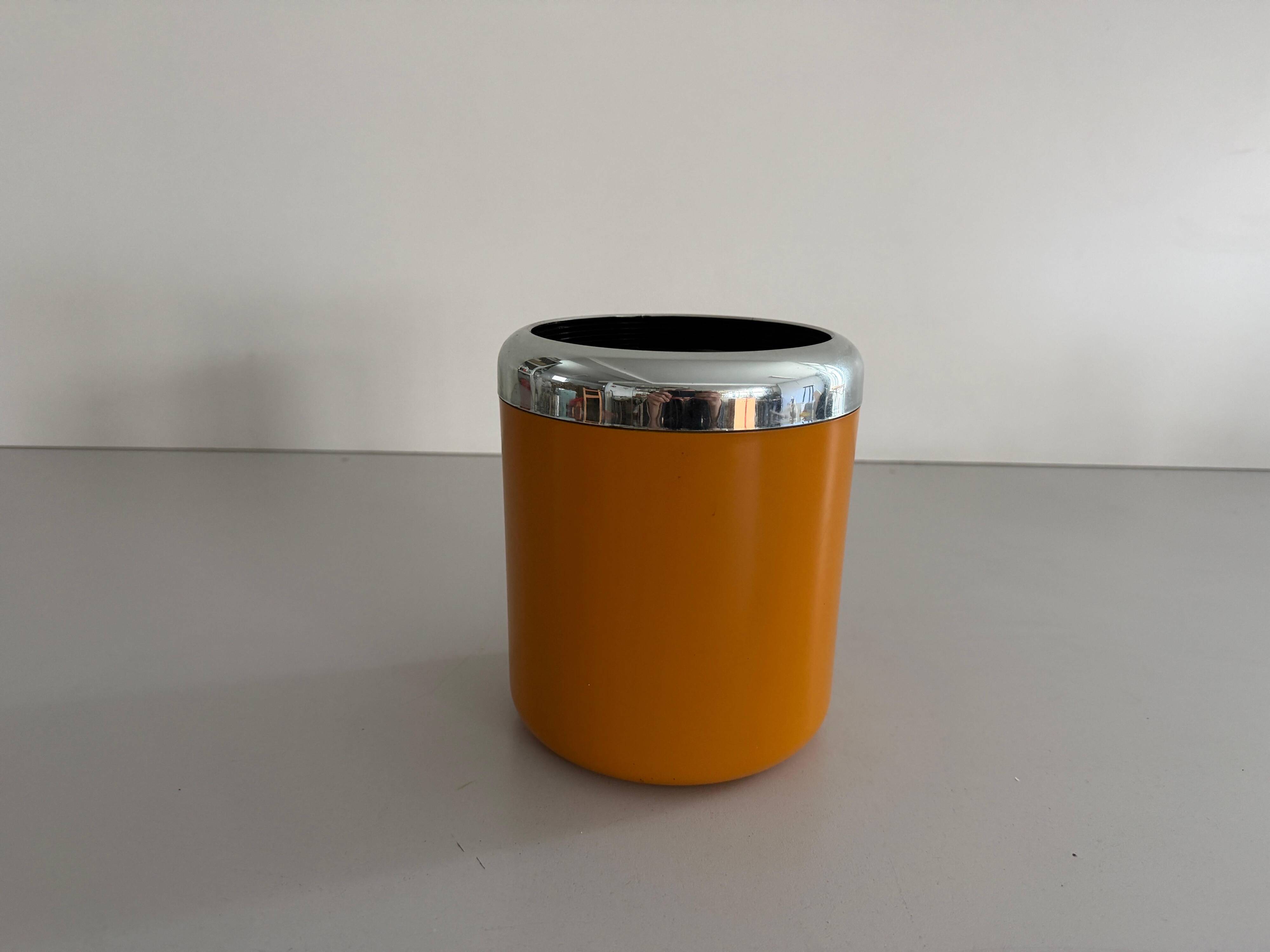 Flush mount in orange plexiglass by Kinkeldey, 1970s, Germany.