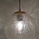Frosted glass pendant light