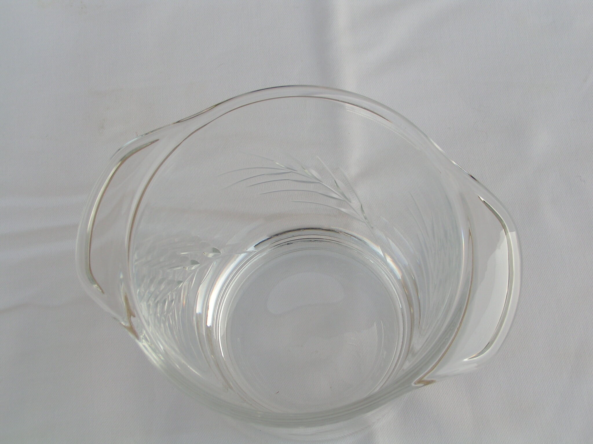 Ice bucket or crystal ice cubes cut cob