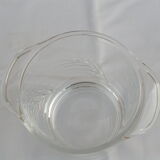Ice bucket or crystal ice cubes cut cob
