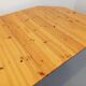 Vintage octagonal dining table from the 1980s in pine with an extension.