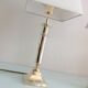 Pair of brass lamps art deco style 60s-70s