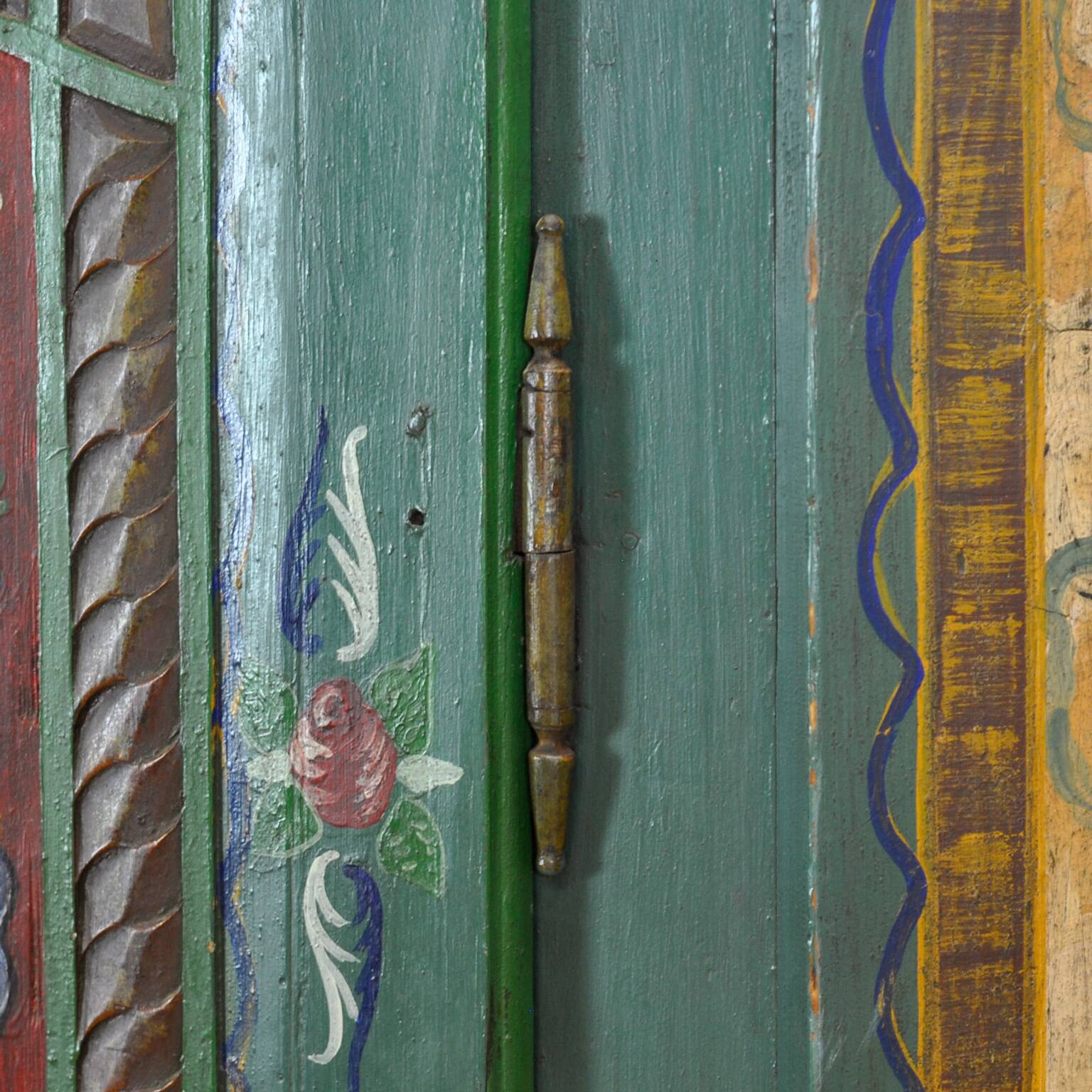 German bridal cabinet, dated 1852