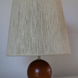 IMT Italy wood lamp with rope lampshade