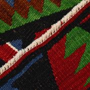 Geometric Blue & Green Vintage Kilim Rug, 154x305Cm