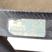 Chaise empilable noire Ercol L.Ercolani années 1950