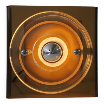 Herda, 80s wall lamp, plexiglass