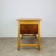 1950s wooden desk reconstruction, vintage