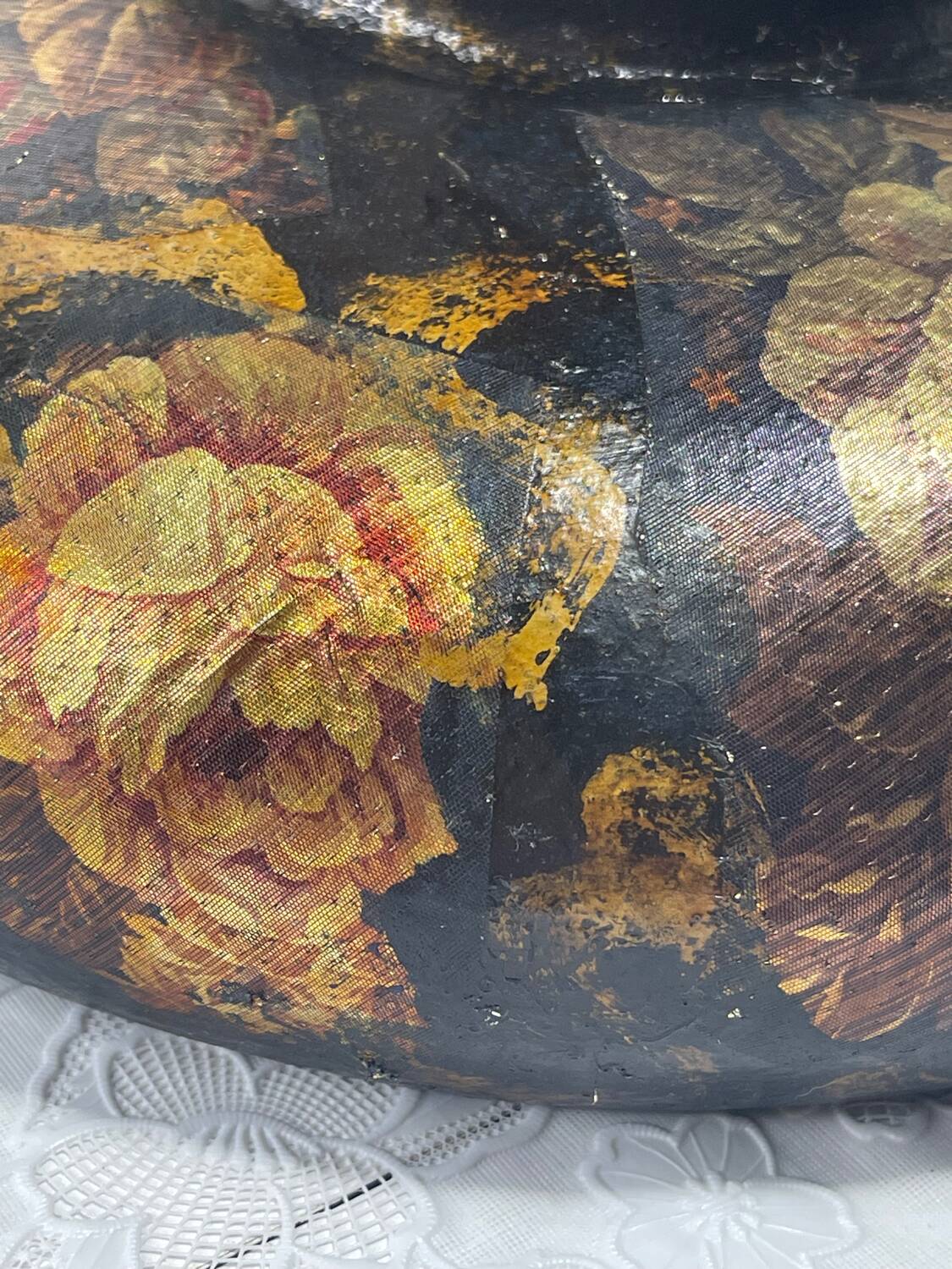 Handmade Terracotta Fruit Bowl / Centerpiece on Pedestal