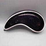 Vintage earthenware bowl in the shape of an eggplant