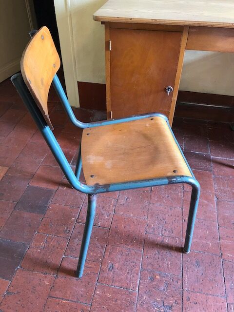 Schoolboy desk and matching chair