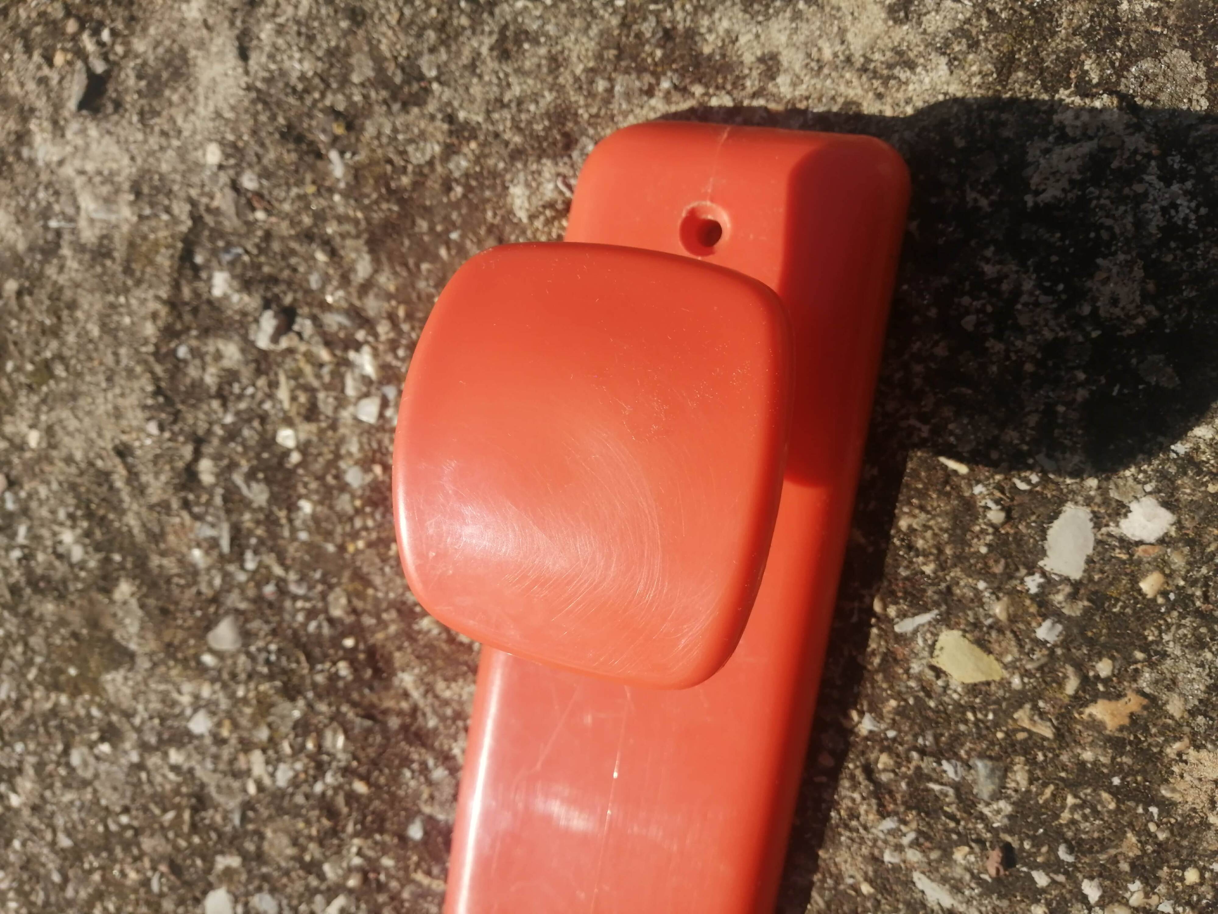 Vintage Orange Coat Rack 70s SYLA 2 Hooks