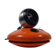 Vintage Orange lamp "Ladybug" years 70 space age OSRAM