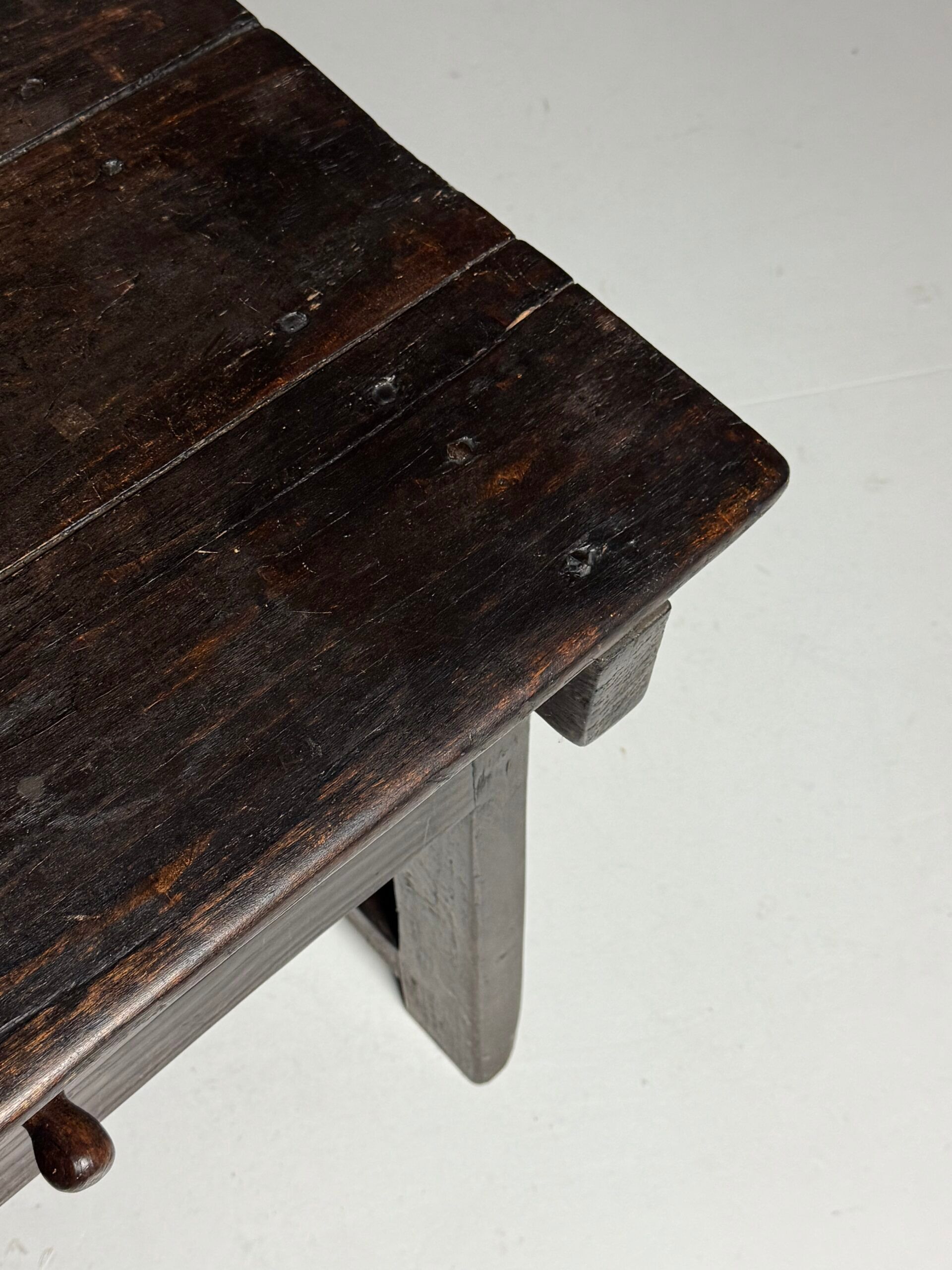 Spanish side table, rustic, early 20th century