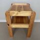 80s pine bedside table