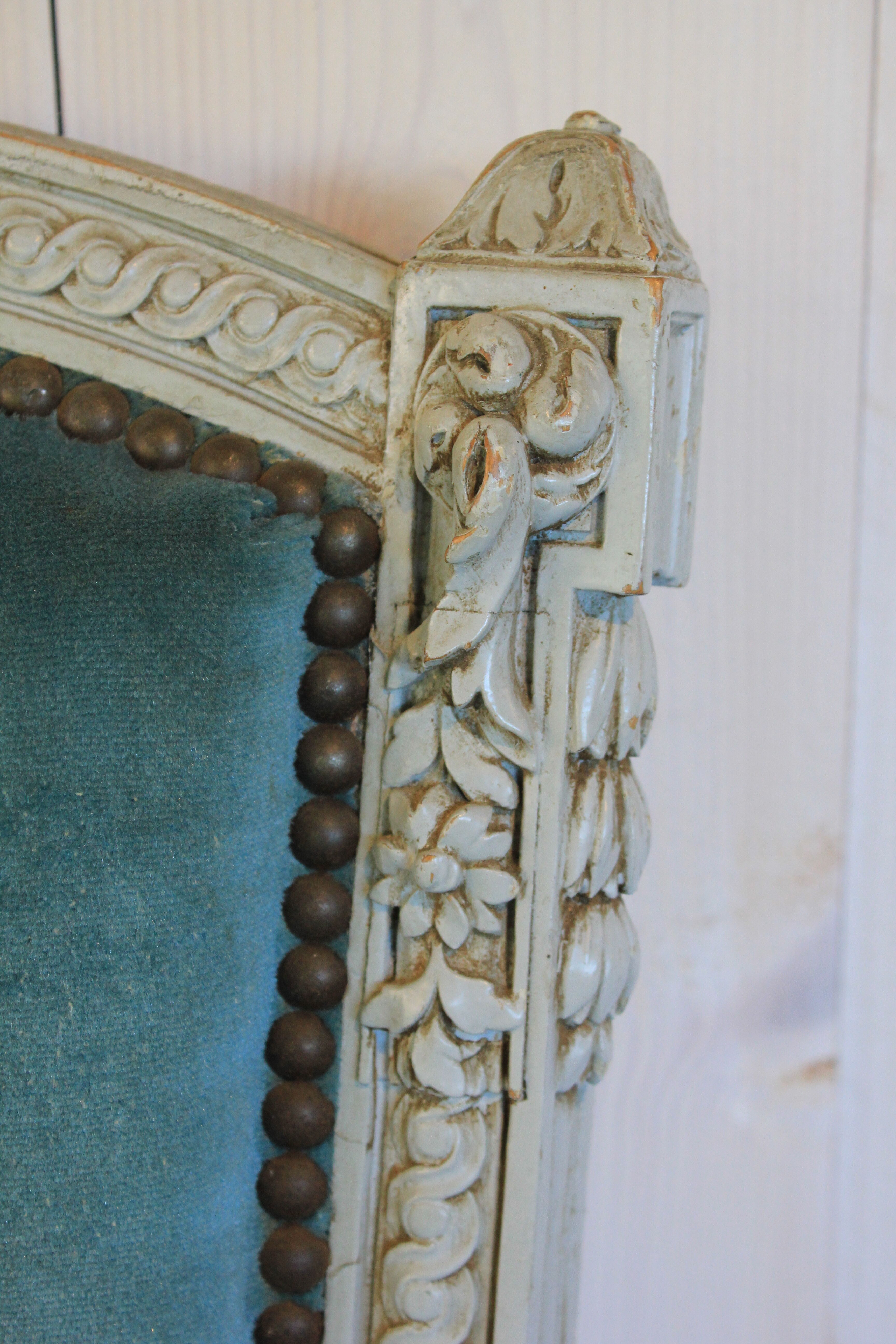 Patinated Louis XV style armchairs (pair or individual)