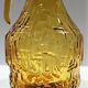 Service amber glasses and Bormioli decanter