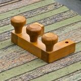 Coat rack with 3 hooks by Guillerme and Chambron