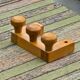 Coat rack with 3 hooks by Guillerme and Chambron