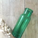 Green glass apothecary jar