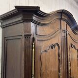 Buffet with 2 bodies in oak and chestnut, Breton work, late 18th century.