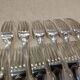12 silver plated table forks by Christofle Vendome