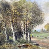 Walk in the countryside at the beginning of the 20th century