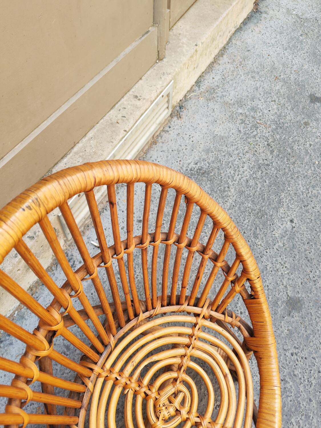 Fauteuil enfant en rotin
