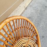 Fauteuil enfant en rotin
