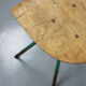 Set of 2 industrial mint green swivel chairs, 1960