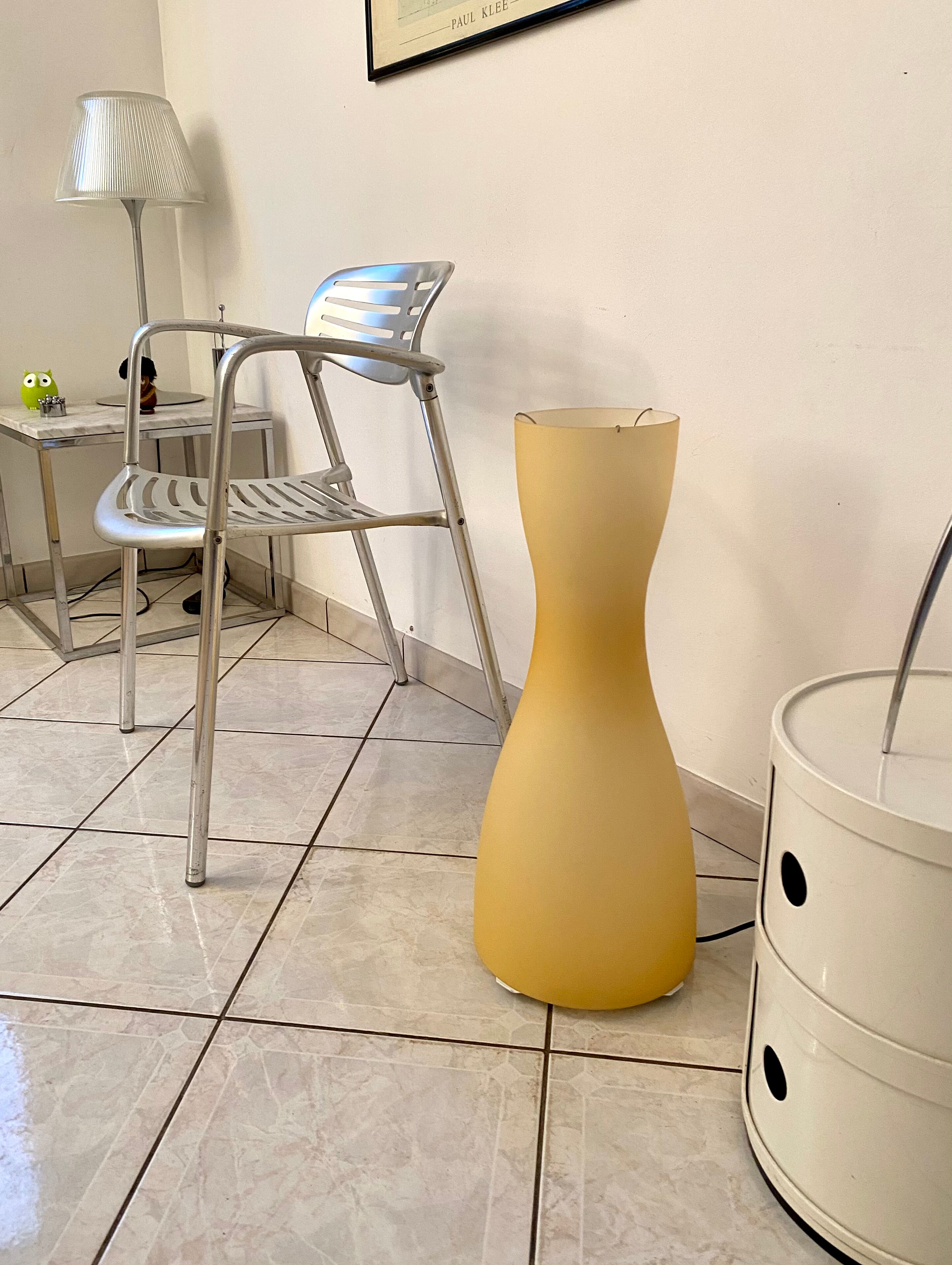 Large lamp Foscarini Dress 07 design Defne Koz & Marco Susani 1995 blown glass