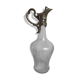 Ewer glass and silver metal