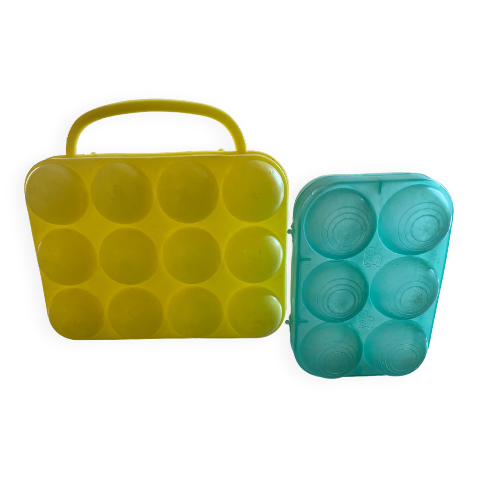 2 egg boxes from the 70s