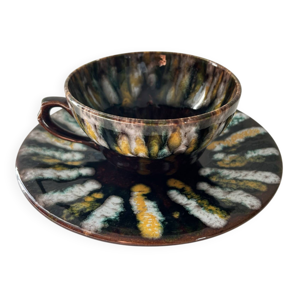 Ensemble tasse et soucoupe pièce unique