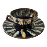 Ensemble tasse et soucoupe pièce unique 
