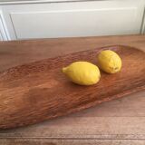 Wooden presentation dish coconut tree