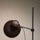 Metal floor lamp produced by Napako around 1970