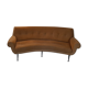 Midcentury italian large curved sofa, 1950s