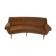 Midcentury italian large curved sofa, 1950s