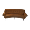 Midcentury italian large curved sofa, 1950s