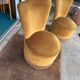 Pair of toad armchairs