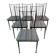 6 chaises originales par Colette Gueden, 1950