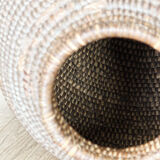 "bourgne" in braided straw