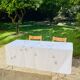 Hand embroidered tablecloth