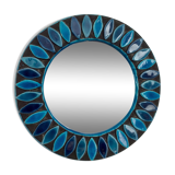 Ceramic mirror 70s diameter 15 cm