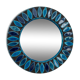 Ceramic mirror 70s diameter 15 cm