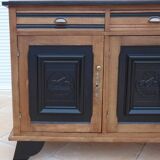 Solid wood sideboard 3 doors 3 drawers