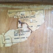 Bistro chair duo "Au Bon Marché" Maison A. Boucicaut - 1950s