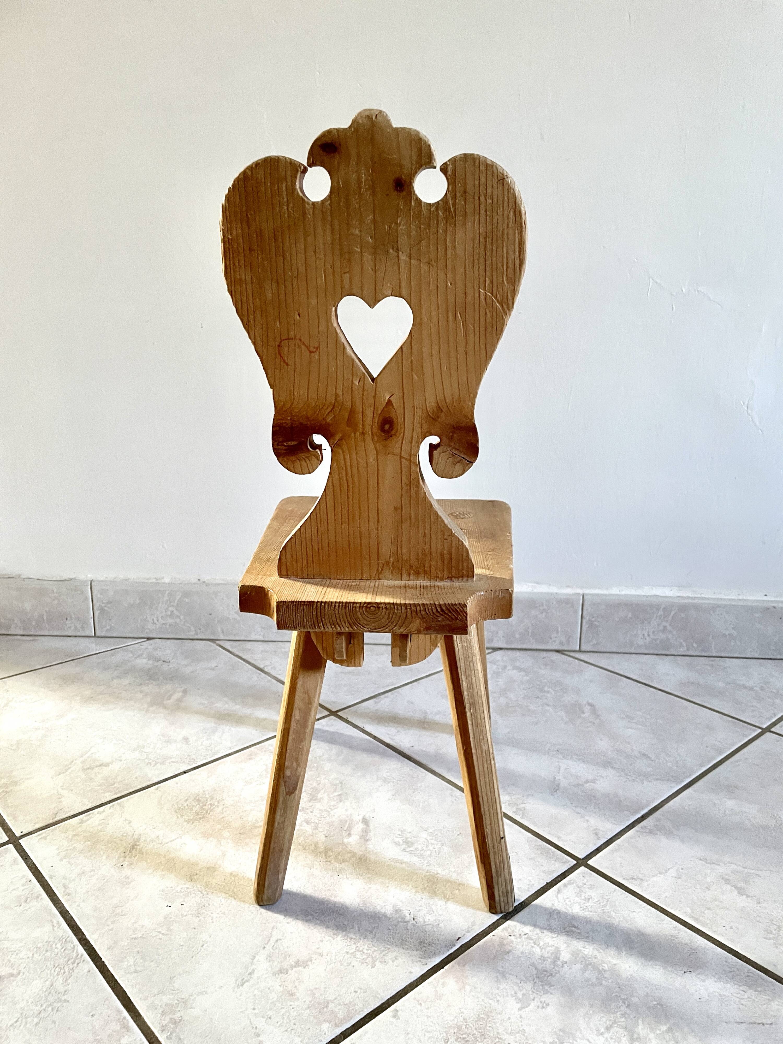 Rustic children's chair